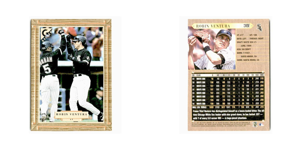 Robin Ventura 1997 Topps Gallery #69 Chicago White Sox Baseball Card NM