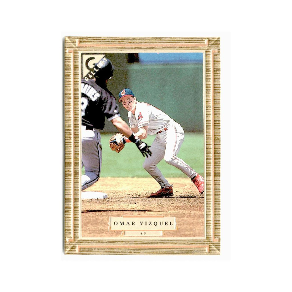 Omar Vizquel 1997 Topps Gallery #80 Cleveland Indians Baseball Card NM