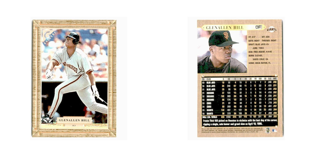 Glenallen Hill 1997 Topps Gallery #83 San Francisco Giants Baseball Card NM