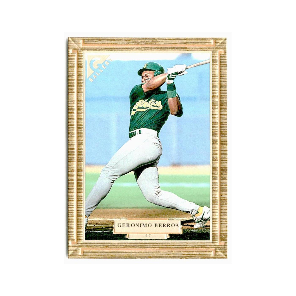 Geronimo Berroa 1997 Topps Gallery #67 Detroit Tigers Baseball Card NM