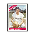 1966 Topps Baseball Card Russ Nixon Red Sox #227