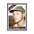 1966 Topps Baseball Card Mike Hershberger Kansas City Athletics #236