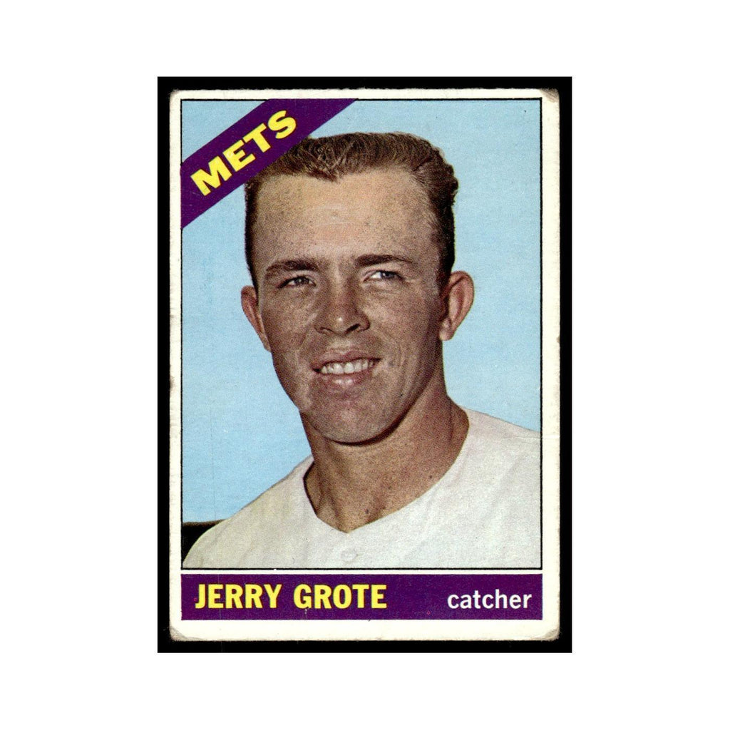 1966 Topps Baseball Card Jerry Grote Mets #328