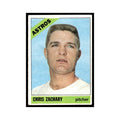 1966 Topps Baseball Card Chris Zachary Astros #313