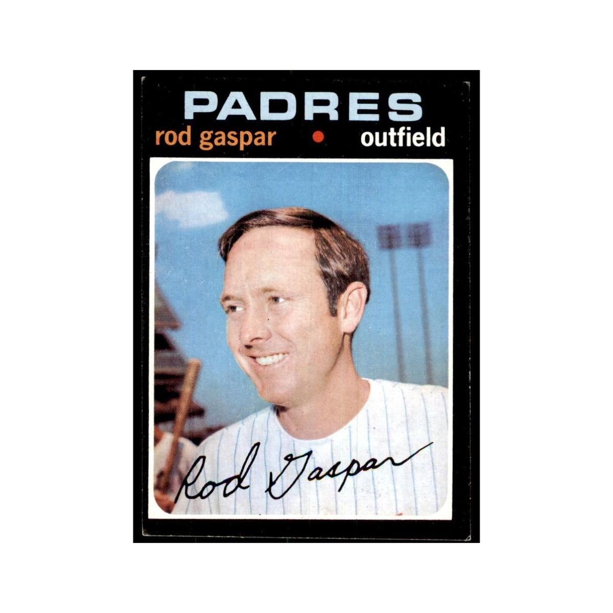 1971 Topps Rod Gaspar Baseball Cards #383