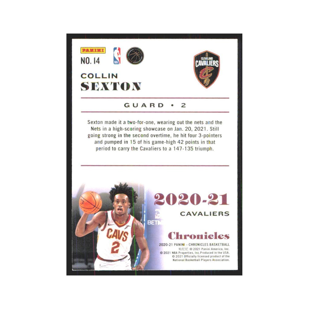 2020 Panini Chronicles Collin Sexton Cavaliers #14