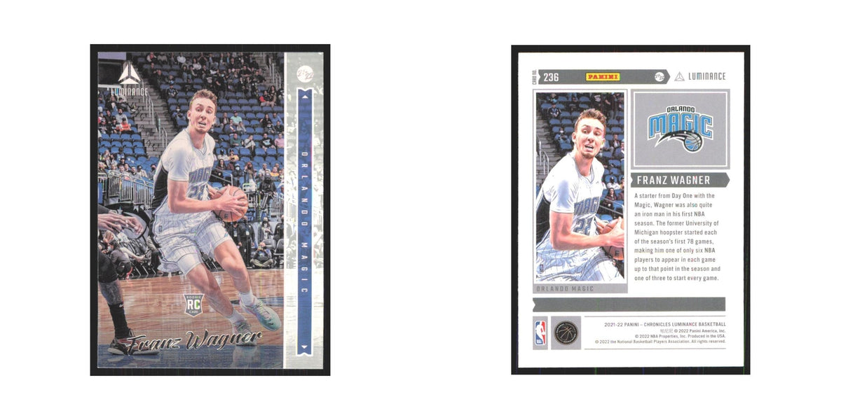 2021 Panini Chronicles Luminance Franz Wagner Magic #236