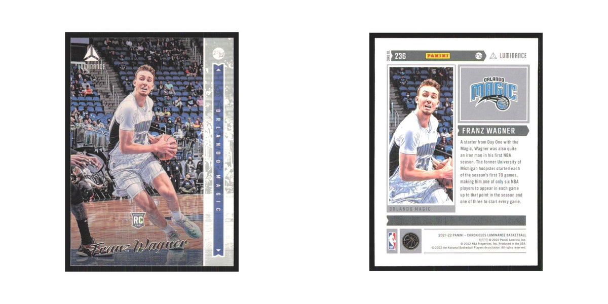 2021 Panini Chronicles Luminance Franz Wagner RC Magic #236