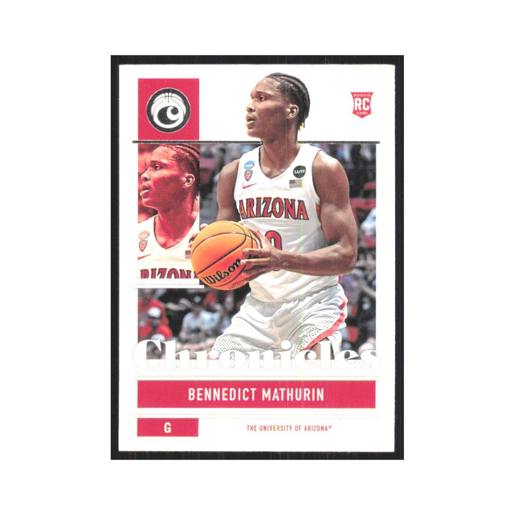 2022 Panini Chronicles Draft Bennedict Mathurin RC Arizona Wildcats #3