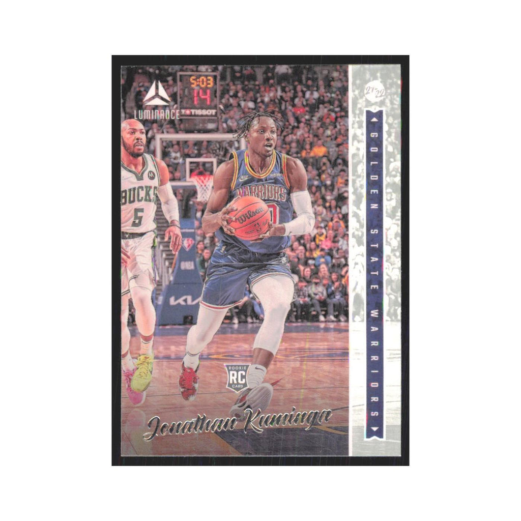 2021 Panini Chronicles Luminance Jonathan Kuminga RC Golden State Warriors #246