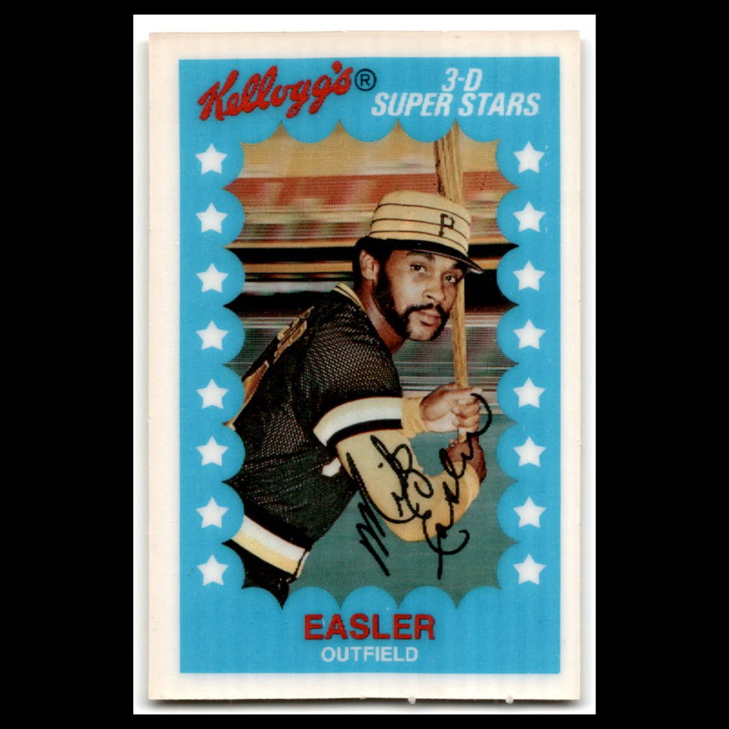 Mike Easler #49 1982 Kelloggs Pittsburgh Pirates Baseball Card MLB NM