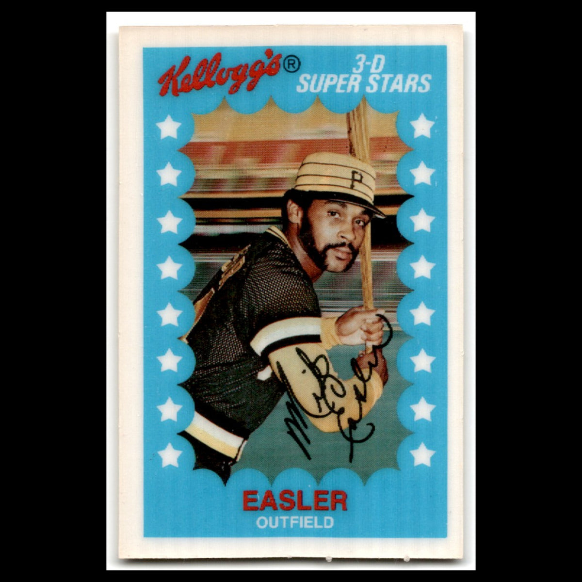 Mike Easler #49 1982 Kelloggs Pittsburgh Pirates Baseball Card MLB NM