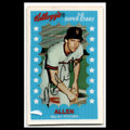 Neil Allen #2 1982 Kelloggs New York Mets Baseball Card MLB NM