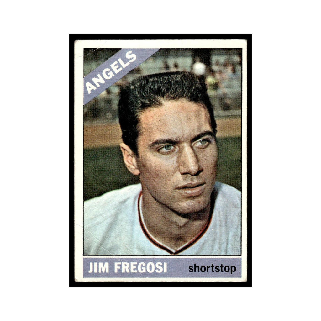 1966 Topps Baseball Card (Damaged) Jim Fregosi Angels #5