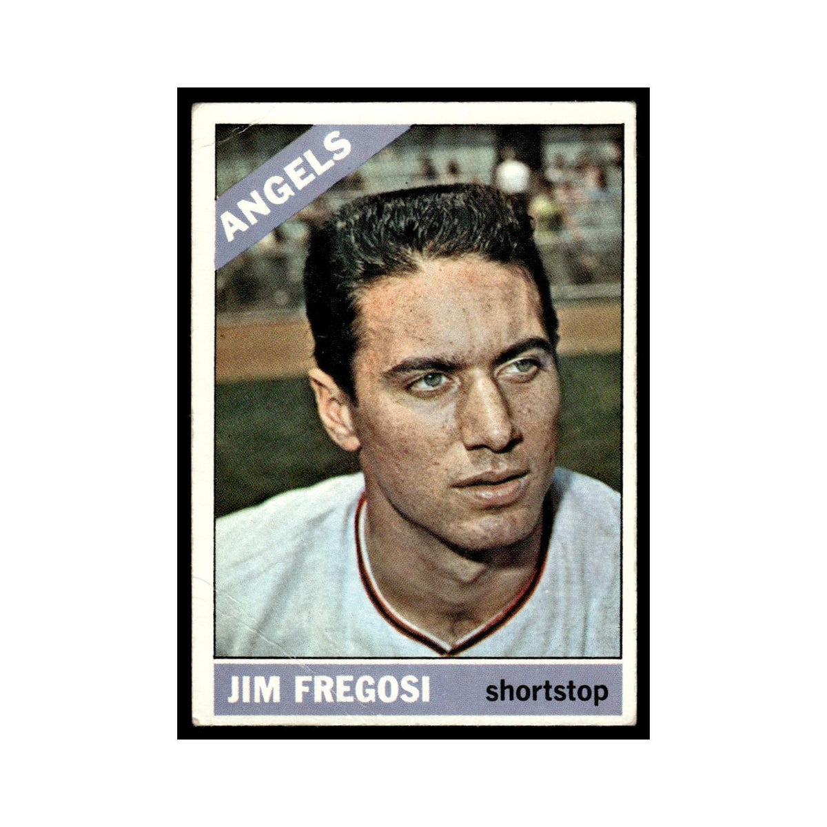 1966 Topps Baseball Card (Damaged) Jim Fregosi Angels #5