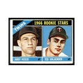 1966 Topps Baseball Card (Damaged) Andy Kosco/Ted Uhlaender RC Twins #264