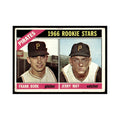 1966 Topps Baseball Card Frank Bork/Jerry May RC Pirates #123