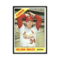 1966 Topps Baseball Card Nelson Briles Cardinals #243