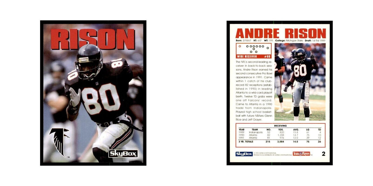 1992 SkyBox Andre Rison Football Cards #2