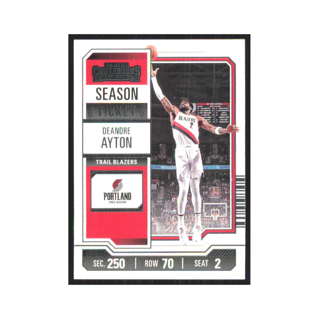 2023 Panini Contenders Deandre Ayton Blazers #89