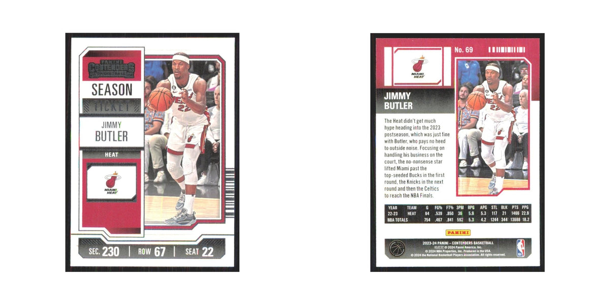 2023 Panini Contenders Jimmy Butler Heat #69
