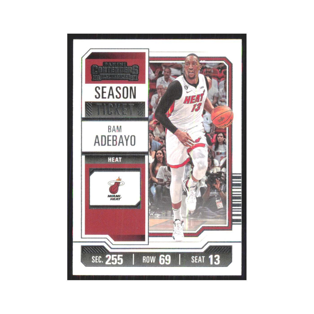 2023 Panini Contenders Bam Adebayo Heat #78