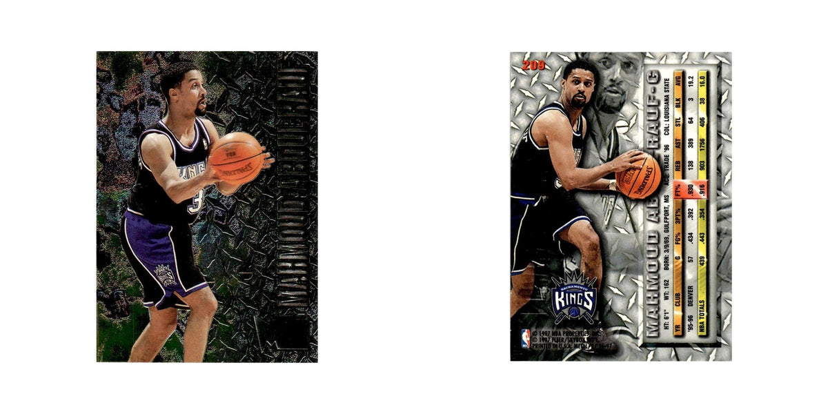 Mahmoud Abdul-Rauf 1996 Fleer Metal #209 Sacramento Kings Basketball Card NM
