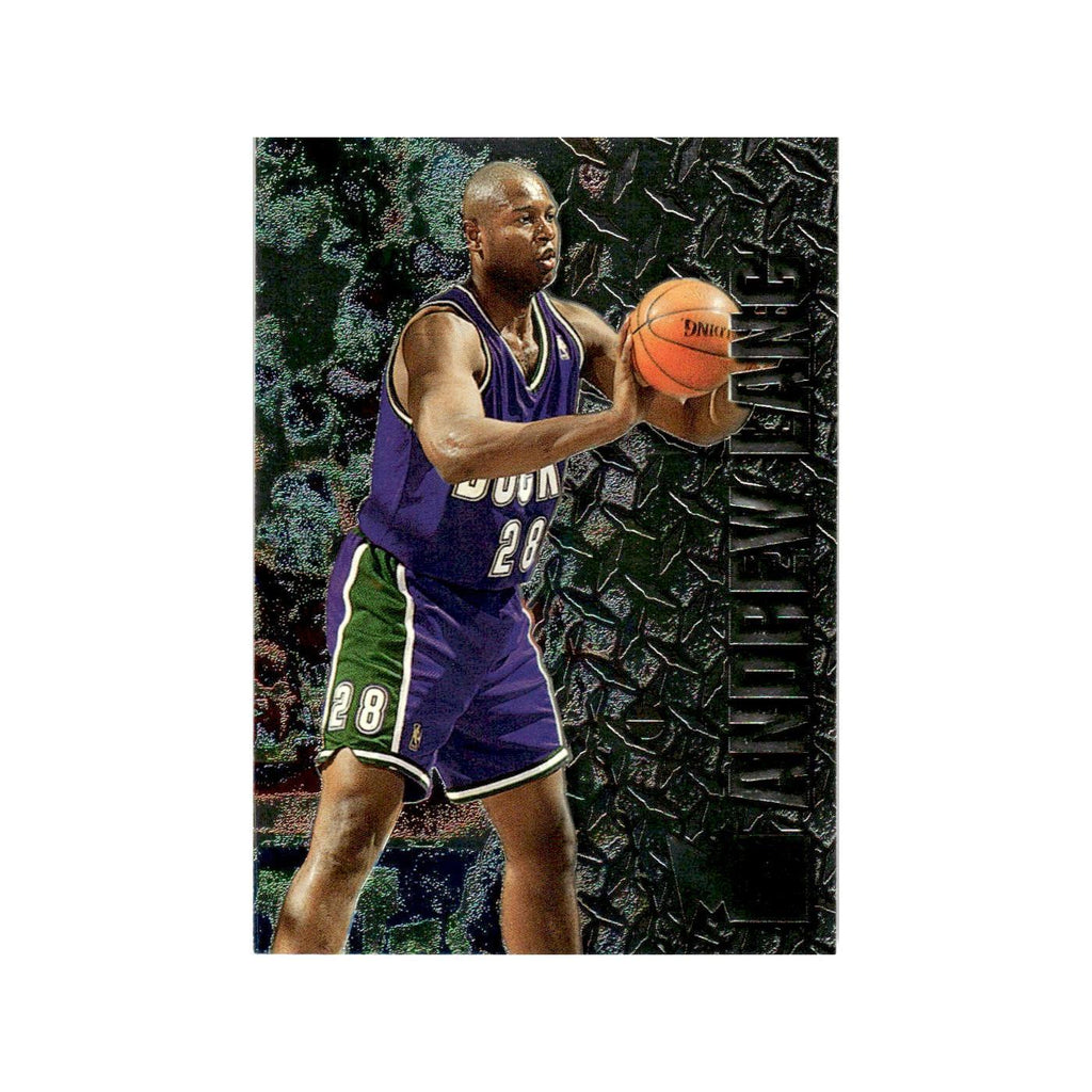 Andrew Lang 1996 Fleer Metal #188 Milwaukee Bucks Basketball Card NM
