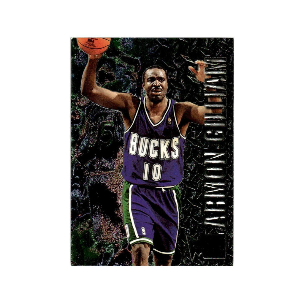 Armon Gilliam 1996 Fleer Metal #187 Milwaukee Bucks Basketball Card NM