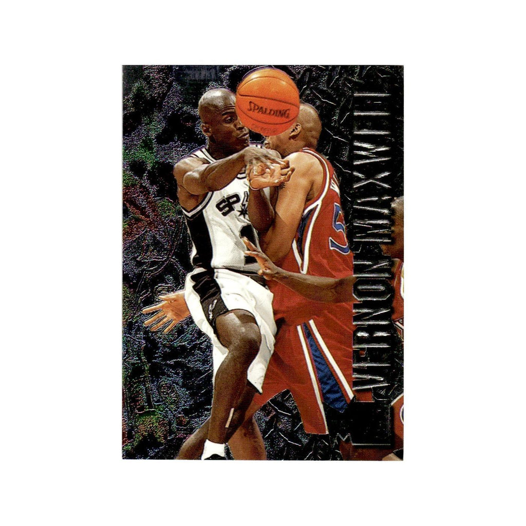 Vernon Maxwell 1996 Fleer Metal #211 San Antonio Spurs Basketball Card NM