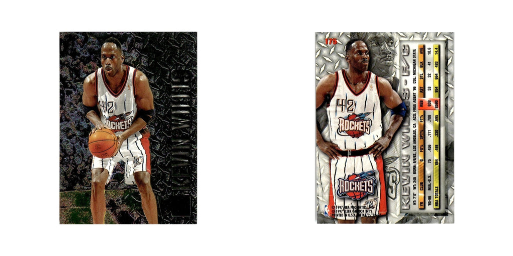 Kevin Willis 1996 Fleer Metal #175 Houston Rockets Basketball Card NM