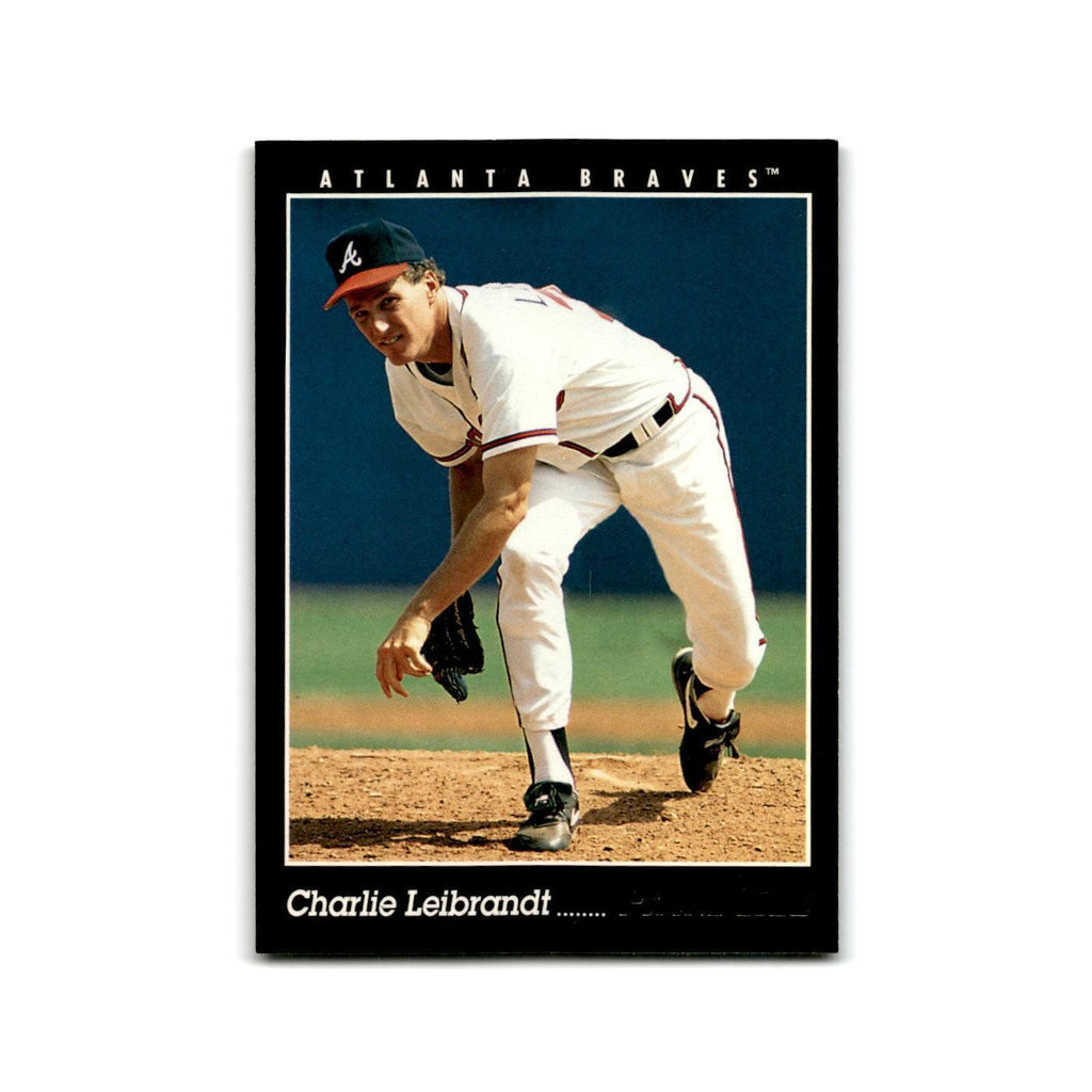 Charlie Leibrandt 1993 Pinnacle #115 Atlanta Braves Baseball Card NM