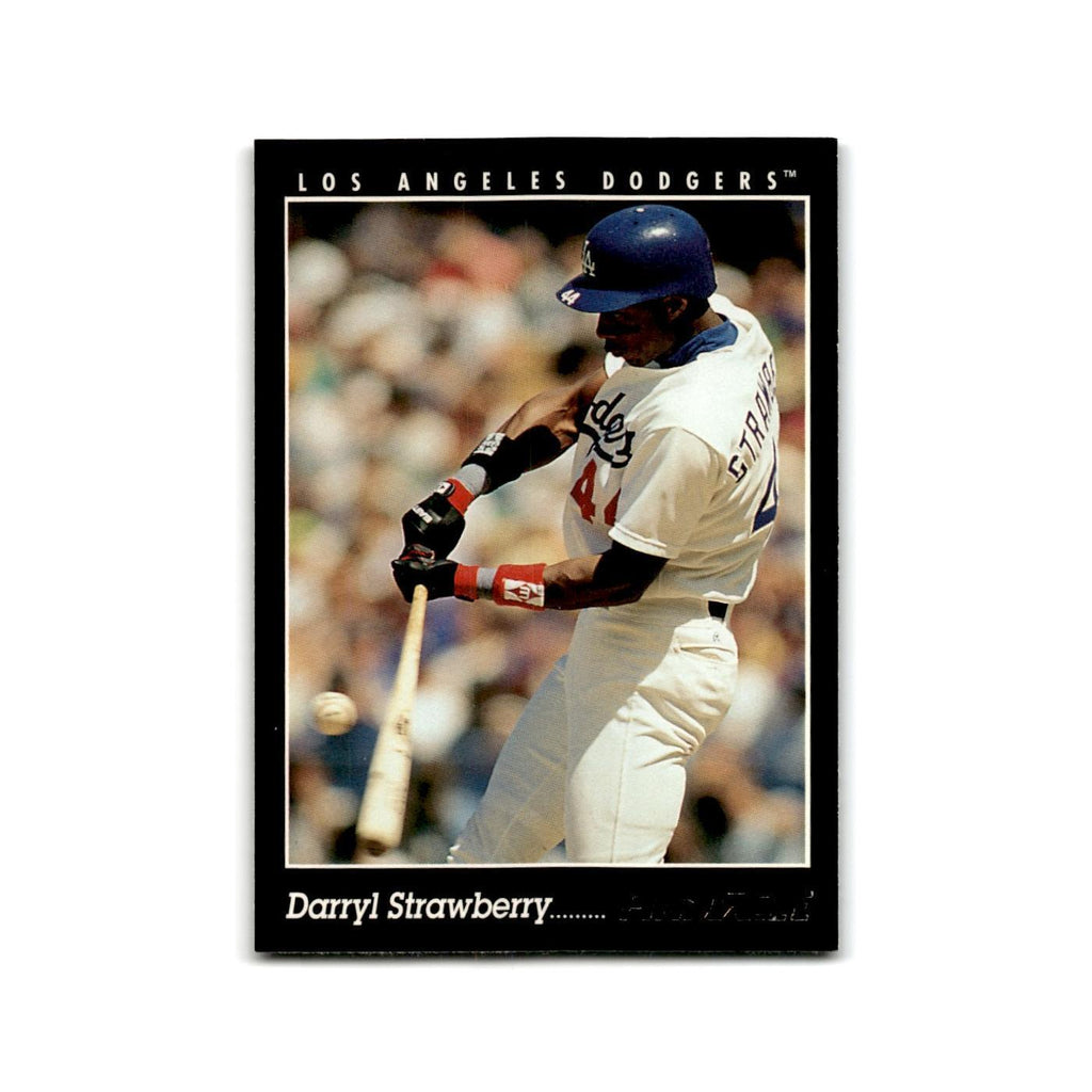 Darryl Strawberry 1993 Pinnacle #64 Los Angeles Dodgers Baseball Card NM