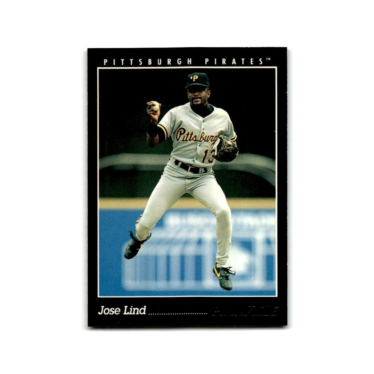 Jose Lind 1993 Pinnacle #103 Pittsburgh Pirates Baseball Card NM