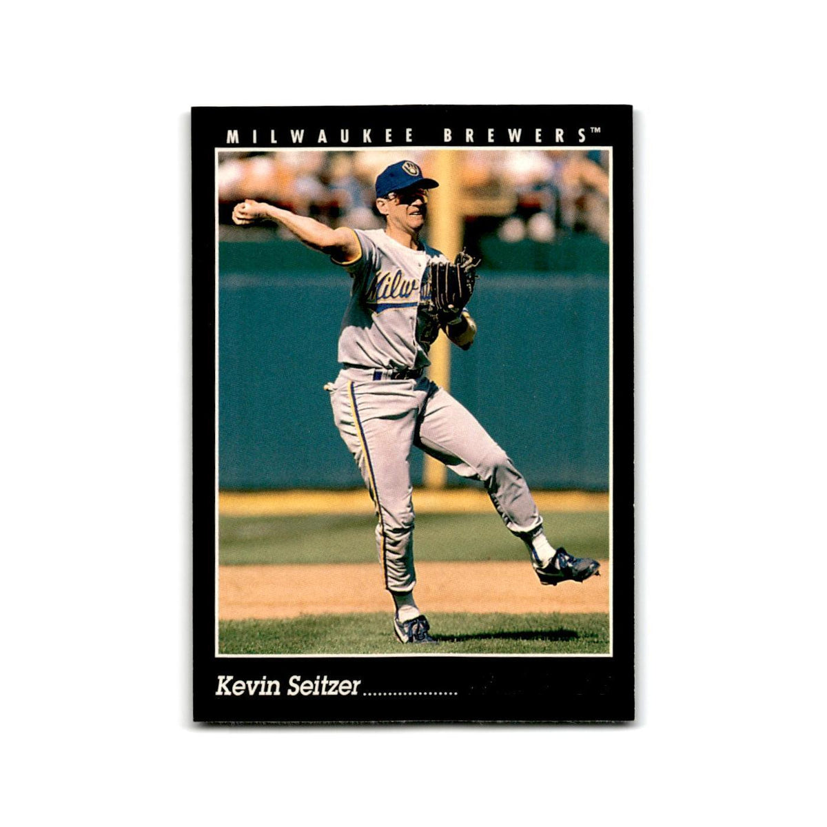 Kevin Seitzer 1993 Pinnacle #117 Milwaukee Brewers Baseball Card NM