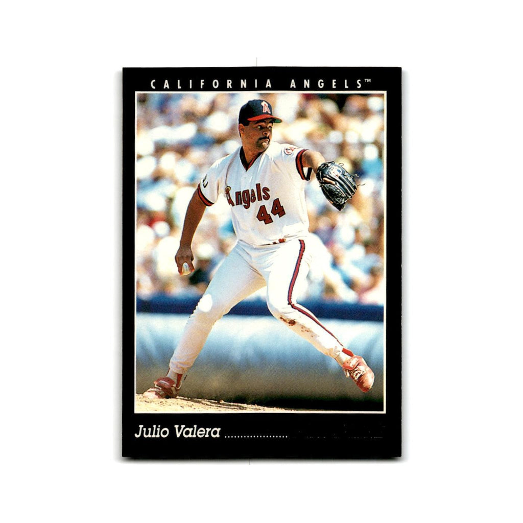 Julio Valera 1993 Pinnacle #139 California Angels Baseball Card NM