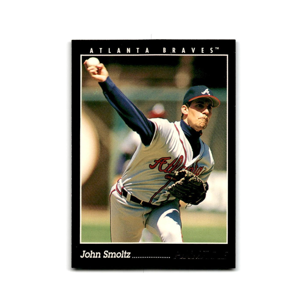 John Smoltz 1993 Pinnacle #143 Atlanta Braves Baseball Card NM