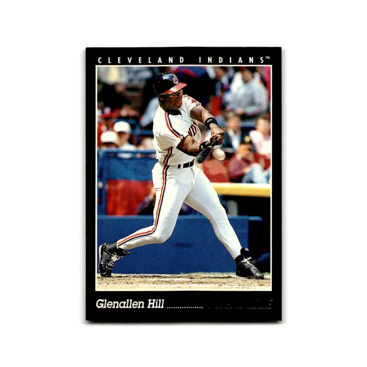 Glenallen Hill 1993 Pinnacle #123 Cleveland Indians Baseball Card NM