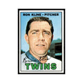 1967 Topps Baseball Card Ron Kline Twins #133