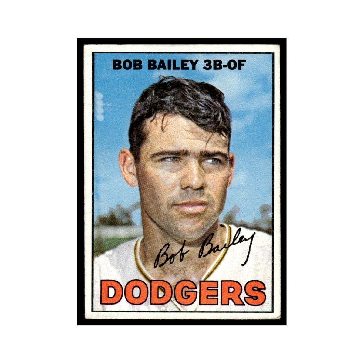 1967 Topps Baseball Card Bob Bailey Dodgers #32