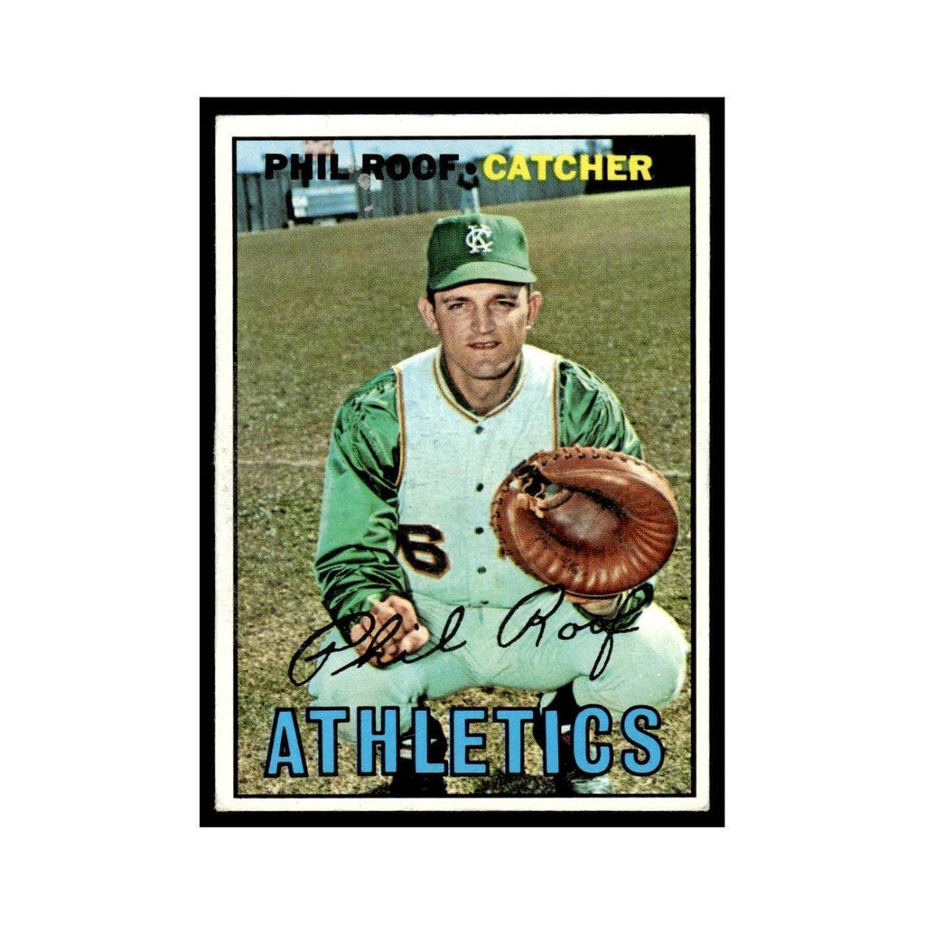 1967 Topps Baseball Card Phil Roof Kansas City Athletics #129