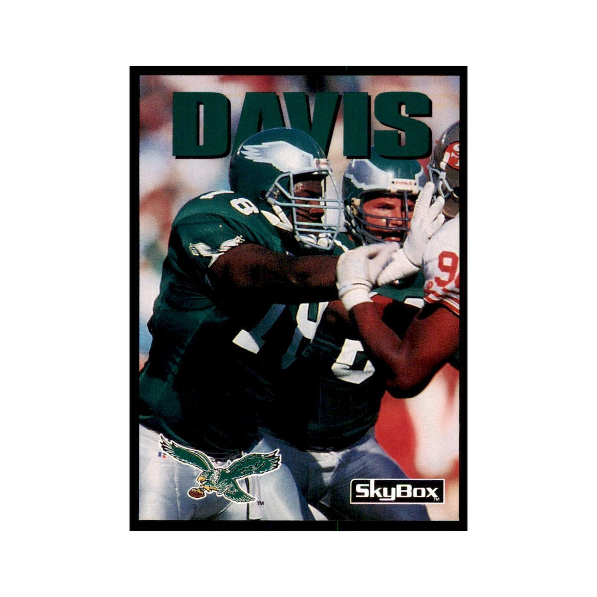 1992 SkyBox Antone Davis Football Cards #37