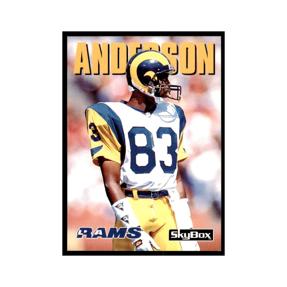 1992 SkyBox Willie Anderson Football Cards #78