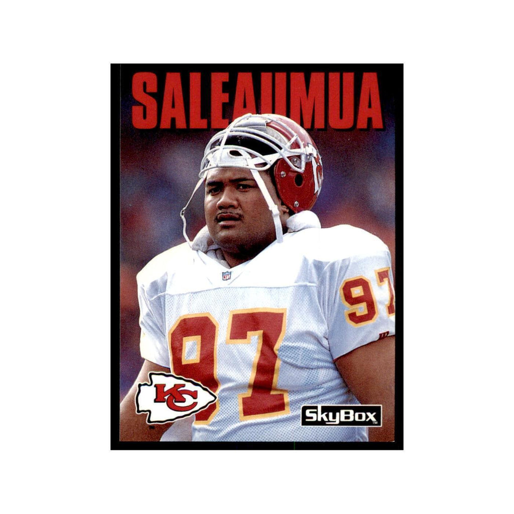 1992 SkyBox Dan Saleaumua Football Cards #35