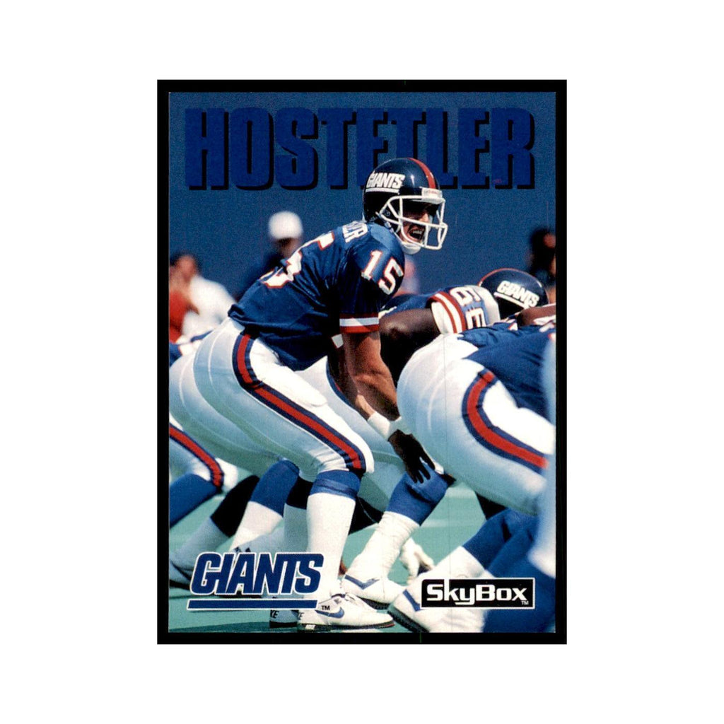 1992 SkyBox Jeff Hostetler Football Cards #67