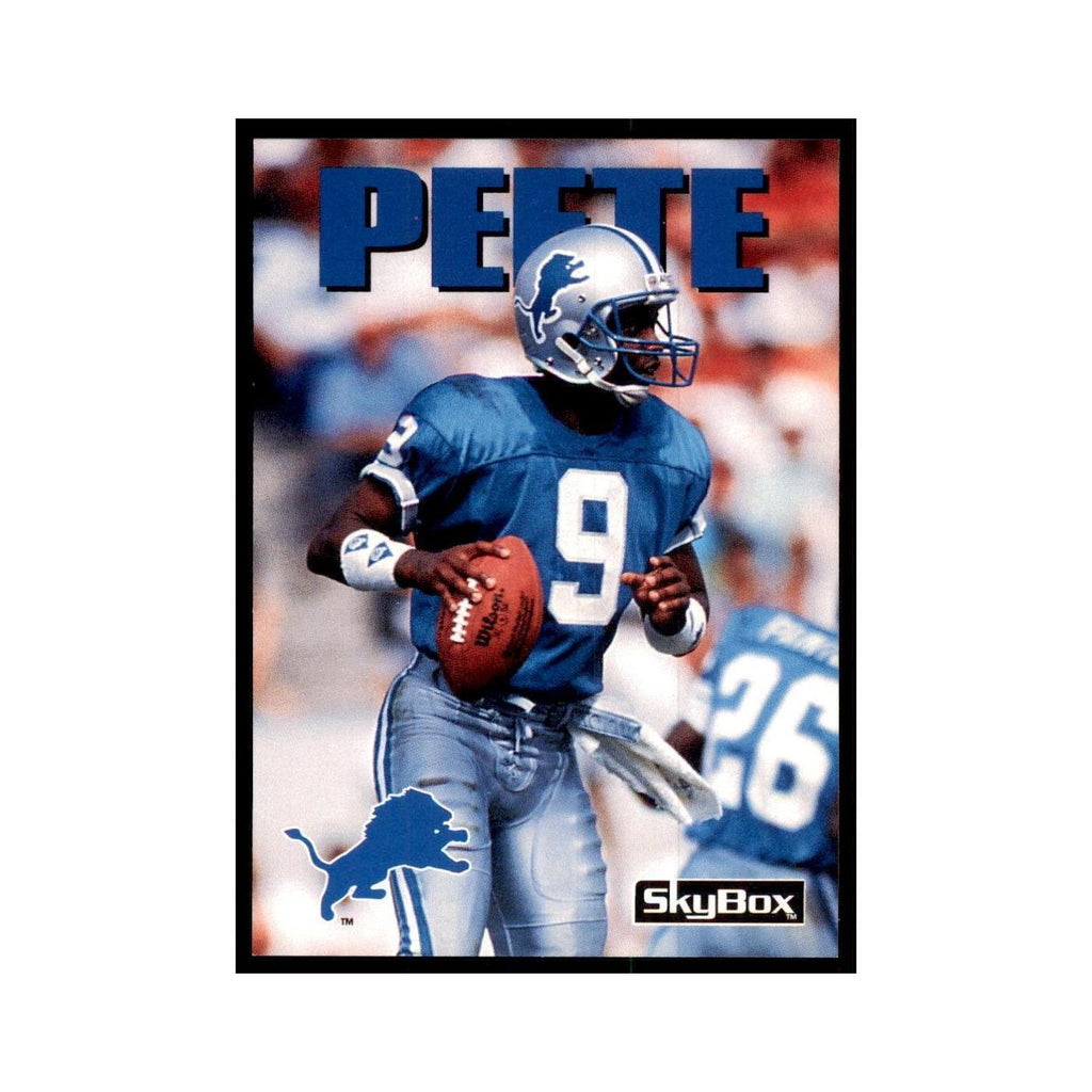 1992 SkyBox Rodney Peete Football Cards #61