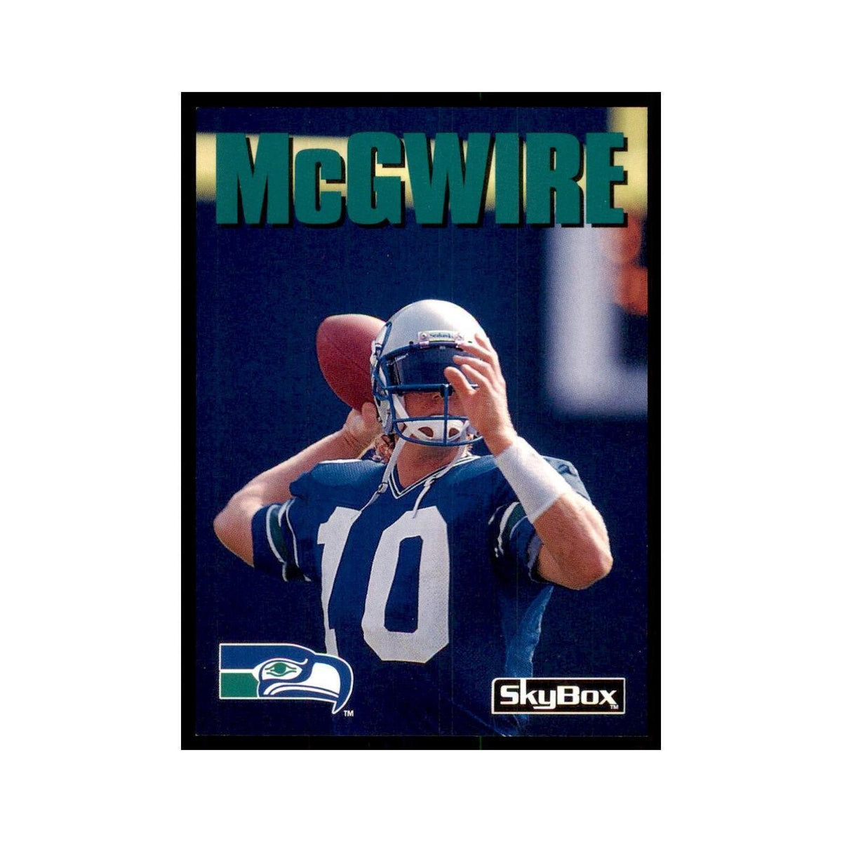 1992 SkyBox Dan McGwire Football Cards #219