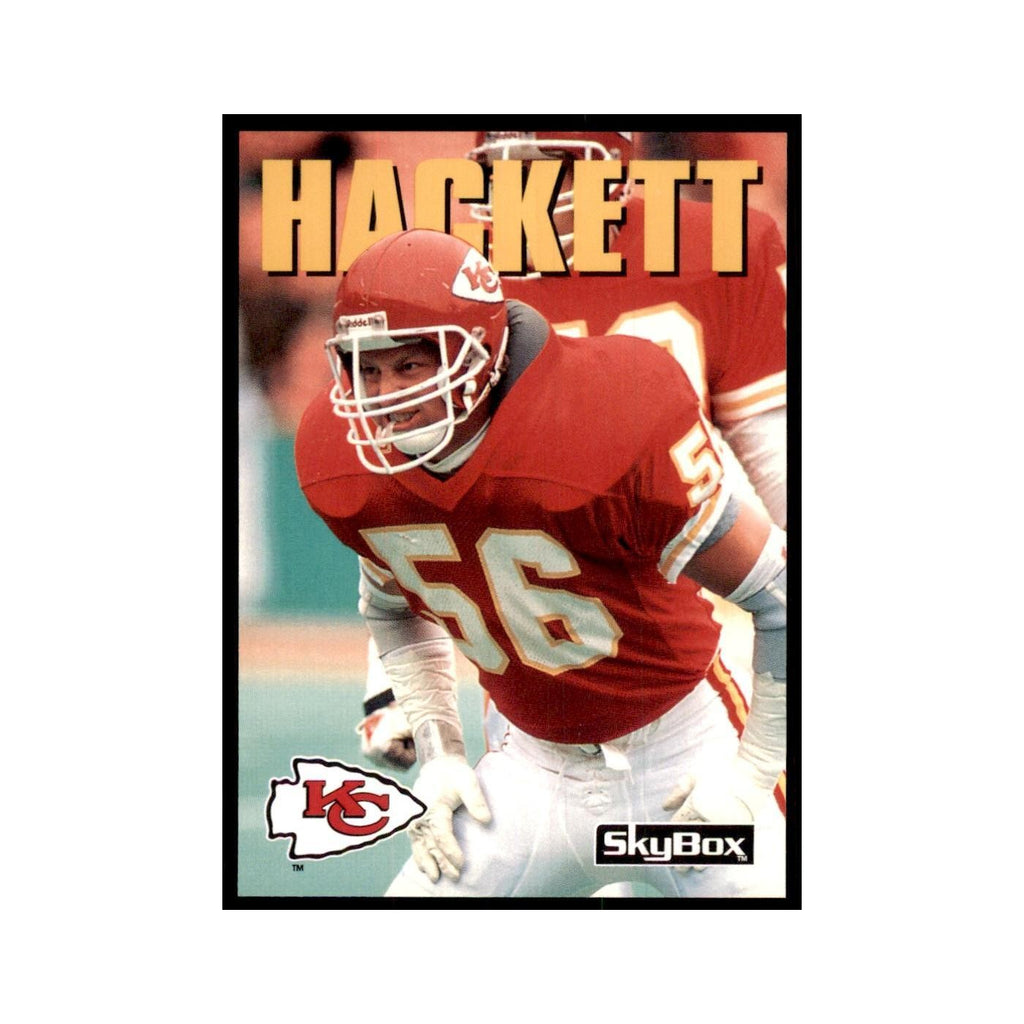 1992 SkyBox Dino Hackett Football Cards #142