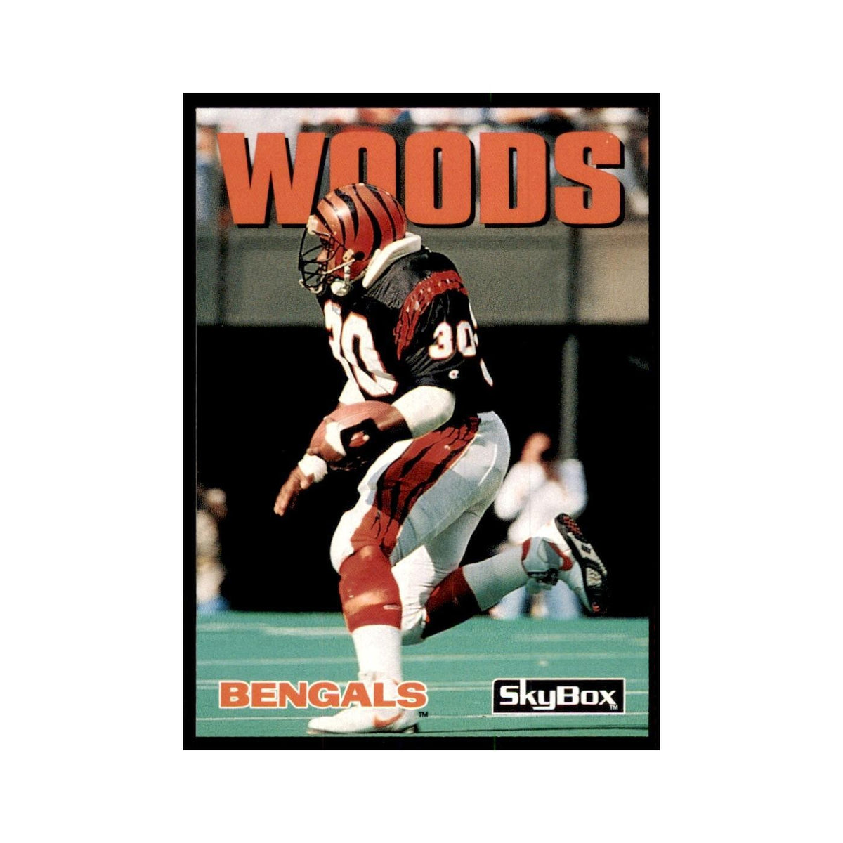 1992 SkyBox Ickey Woods Football Cards #137