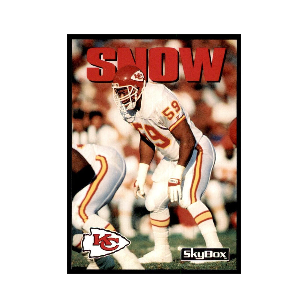1992 SkyBox Percy Snow Football Cards #48